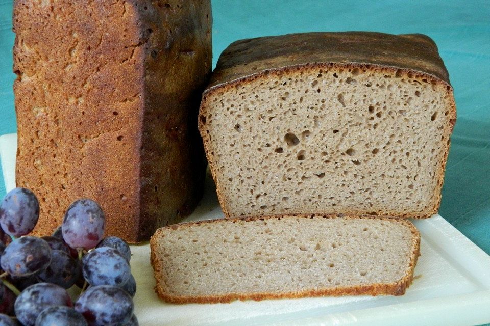 Reines Roggenbrot mit Quellstück