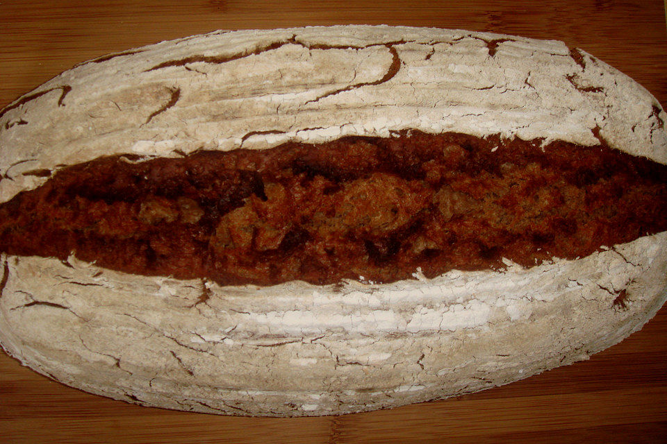 Reines Roggenbrot mit Quellstück