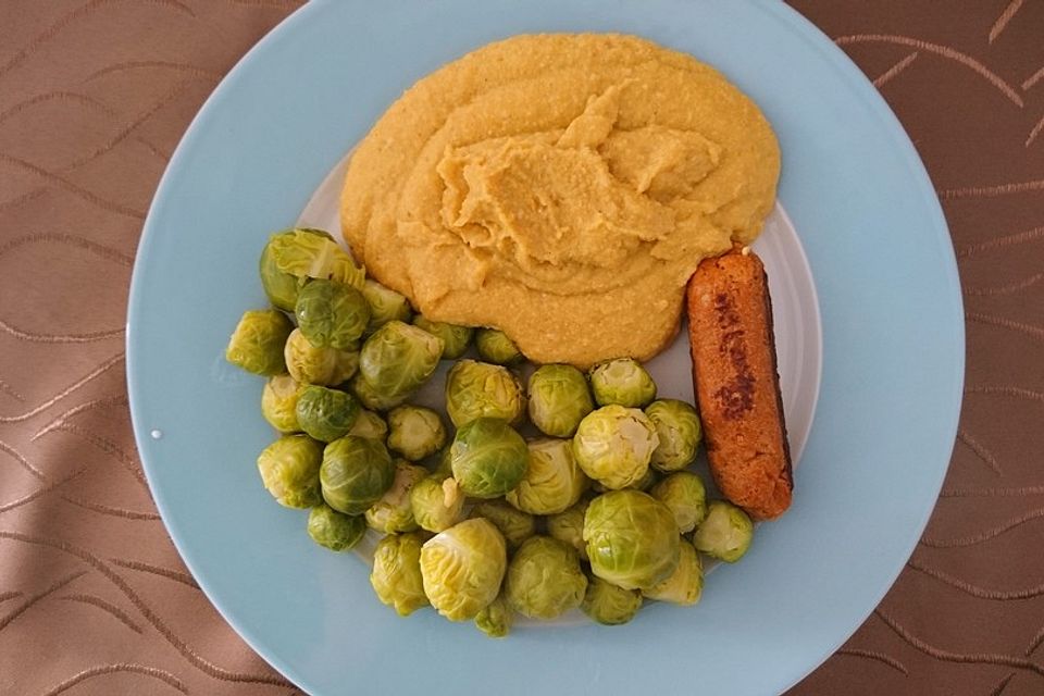 Vegane Knoblauchpolenta