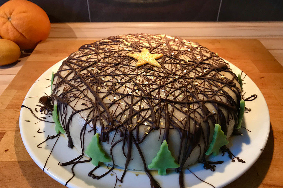 Baileys Torte mit Marzipandecke