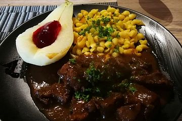 Rehgulasch Aus Der Keule Von Mosha Chefkoch