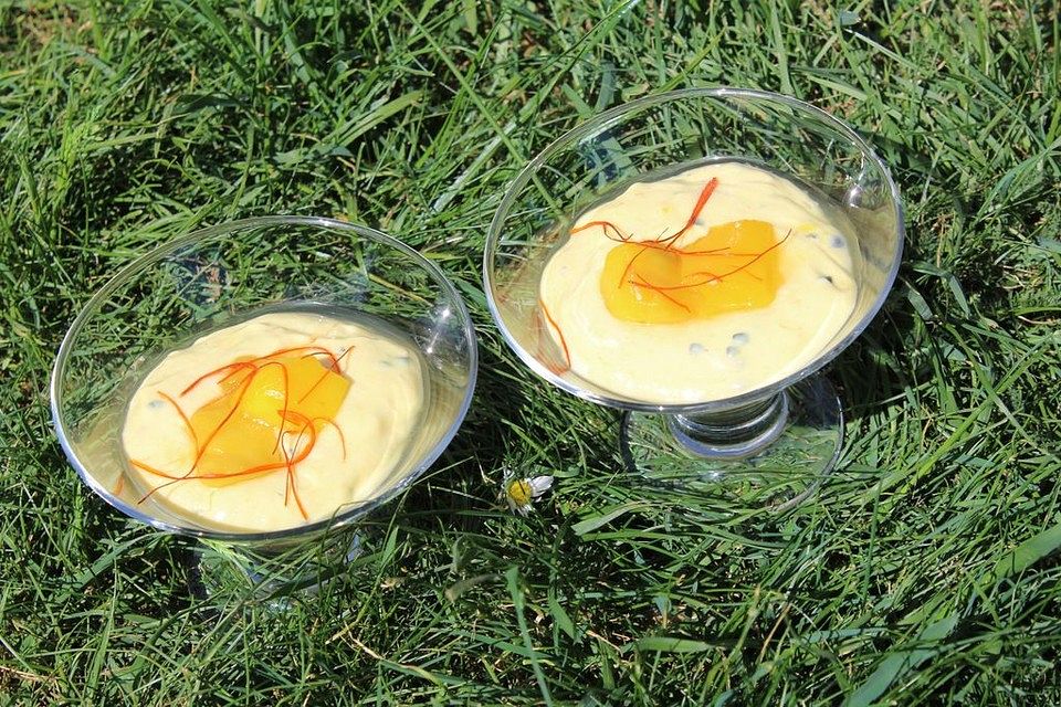 Mango-Maracuja-Mascarpone-Dessert