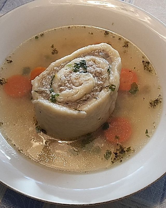 Petersilientaschen-Suppe