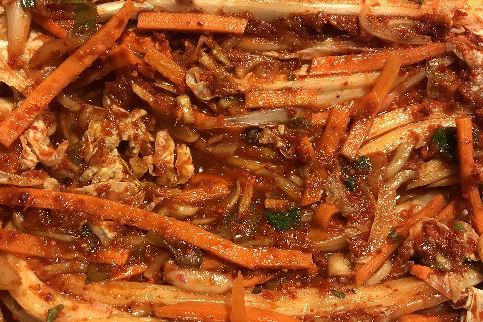 Kimchi nach der Art des Koreaners meines Vertrauens