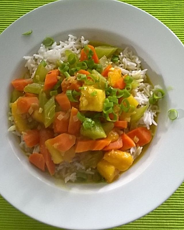 Karibisches Gemüse-Curry