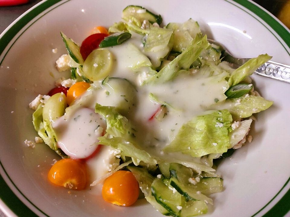 Leichtes Buttermilchdressing für Blattsalate von Anaid55| Chefkoch