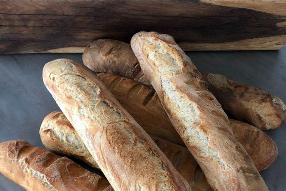 Italienisches Baguette mit Sauerteig von Luigi