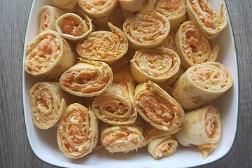 Möhren-Mozzarella-Wraps