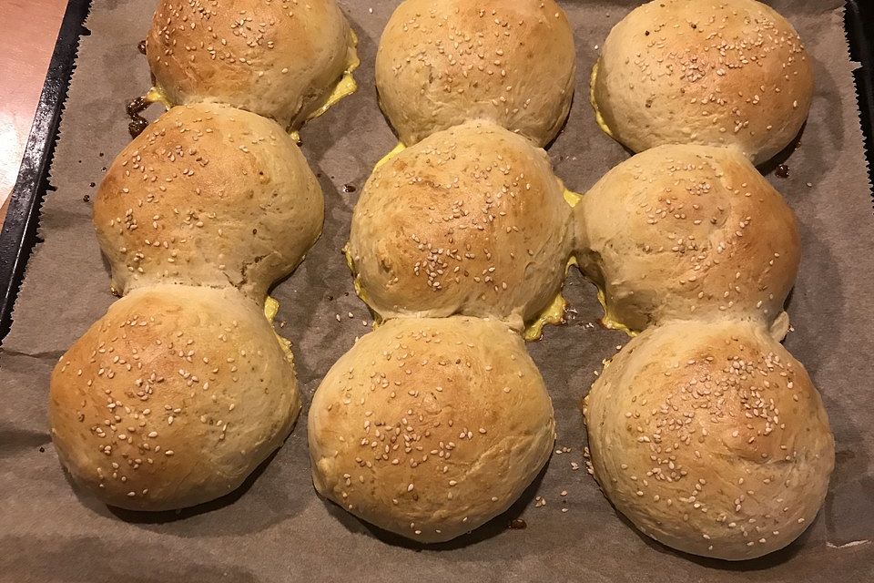 Burger Buns nach Fiefhusener Art