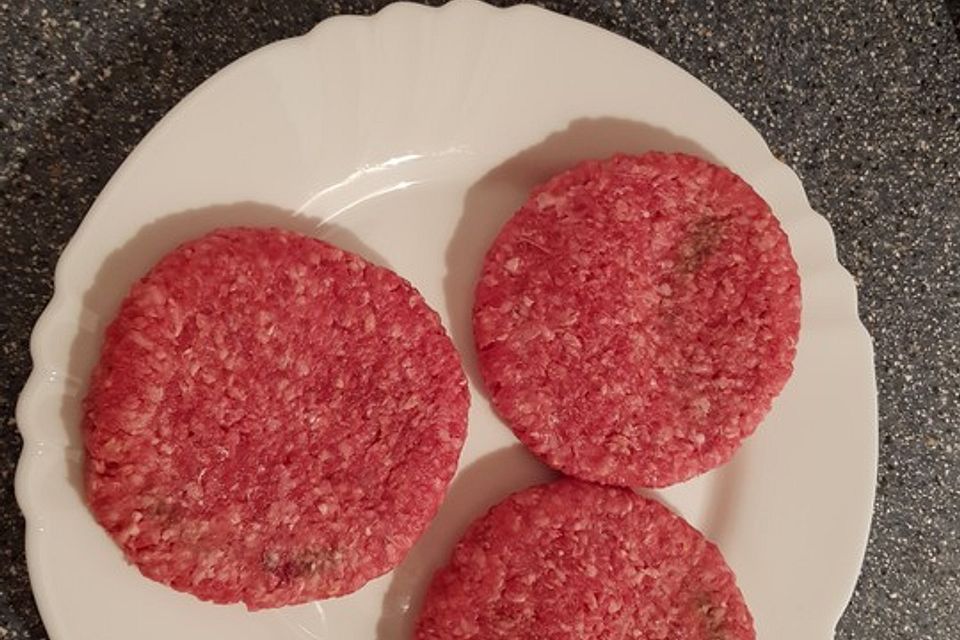 Fein gewürzte Burger Patties "Fiefhusen-Style"