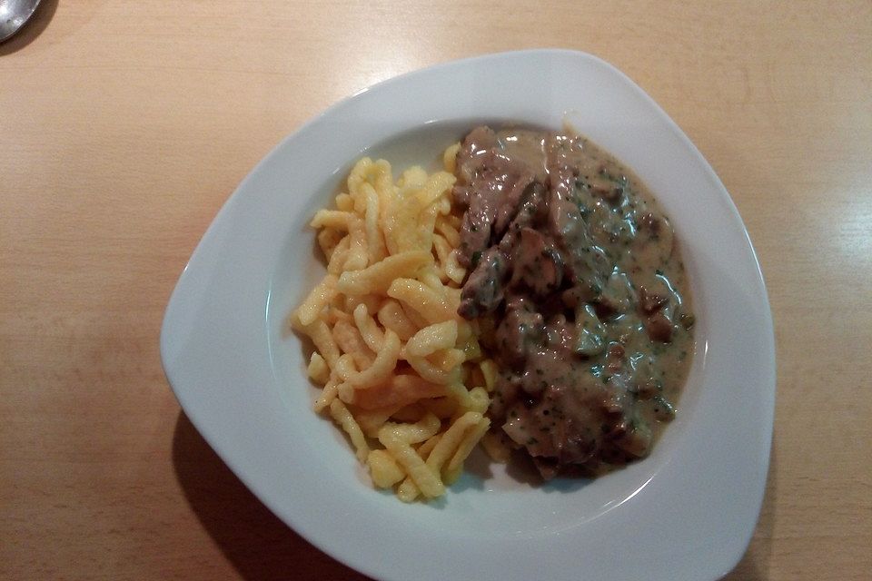 Boeuf Stroganoff