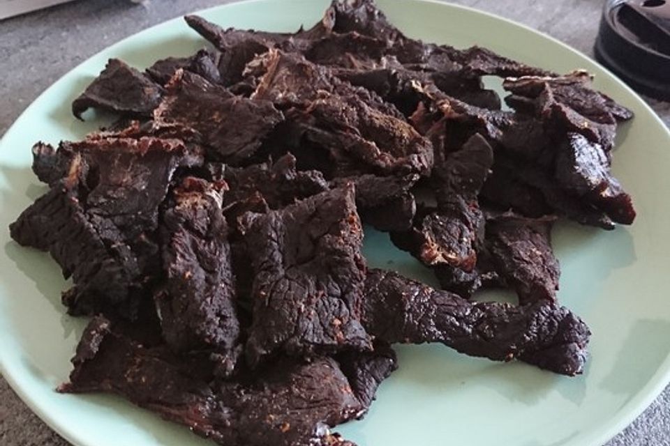 Beef Jerky - würziges Dörrfleisch