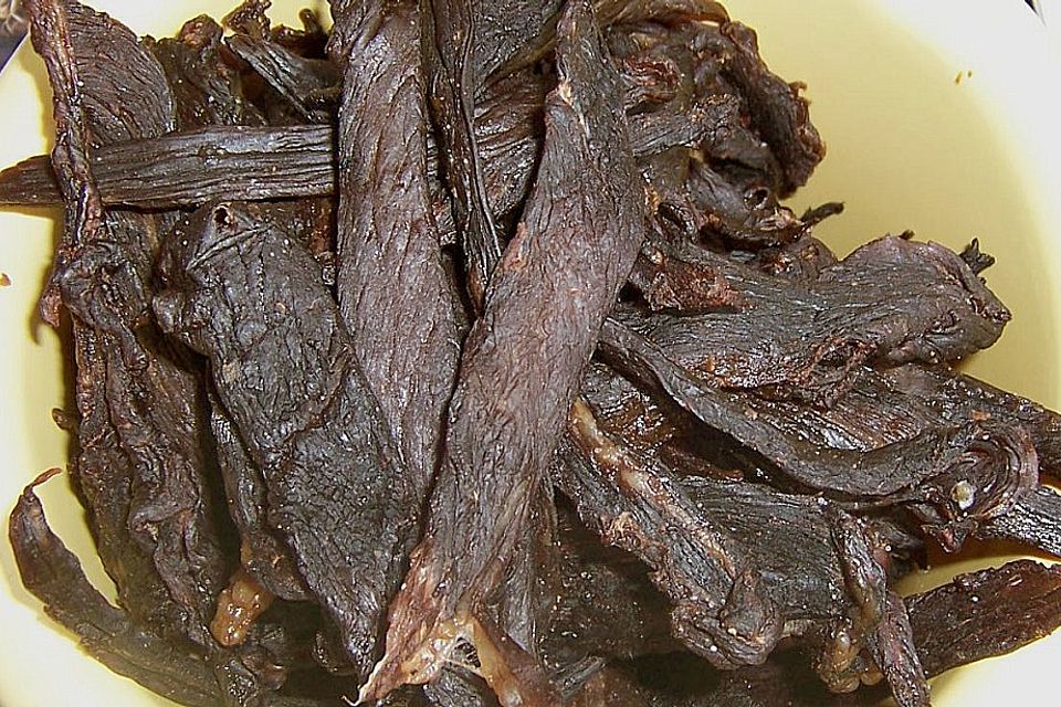 Beef Jerky - würziges Dörrfleisch