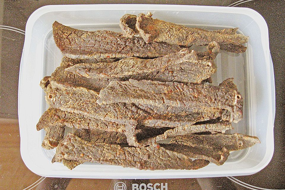 Beef Jerky - würziges Dörrfleisch