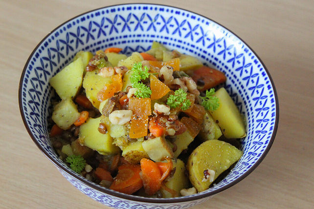 Ofeneintopf mit Linsen und Kartoffeln von McMoe| Chefkoch