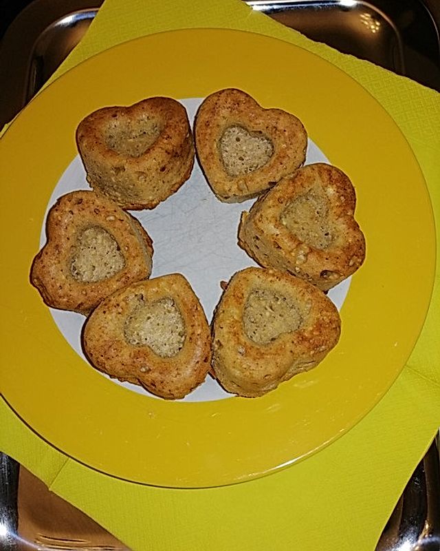 Bananen-Haferflocken-Apfelmus-Muffins für Kleinkinder
