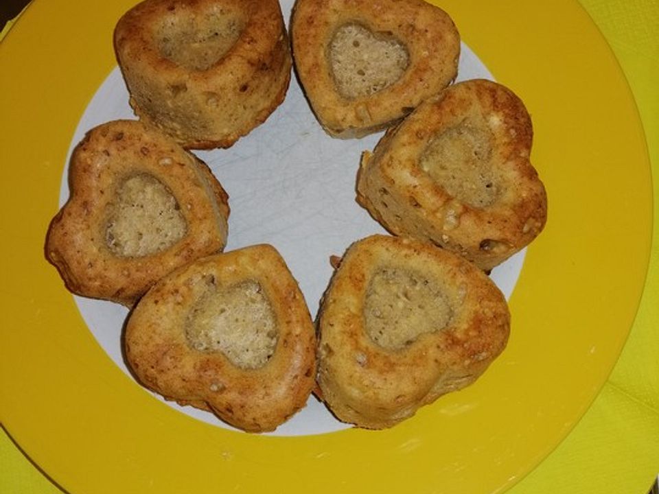 Bananen-Haferflocken-Apfelmus-Muffins für Kleinkinder von chileschote ...