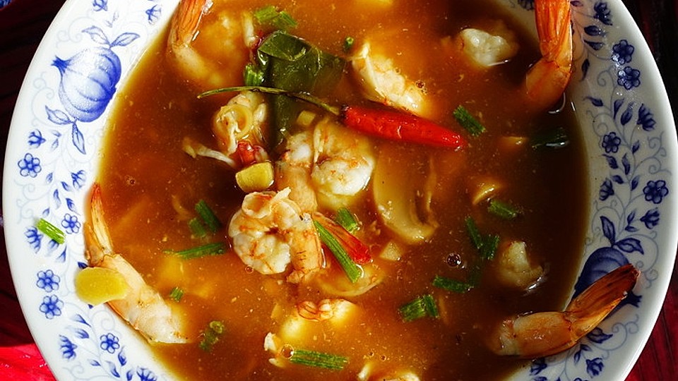 Feurige Garnelensuppe Tom Yam Gung Von Dieter Sedlaczek Chefkoch 