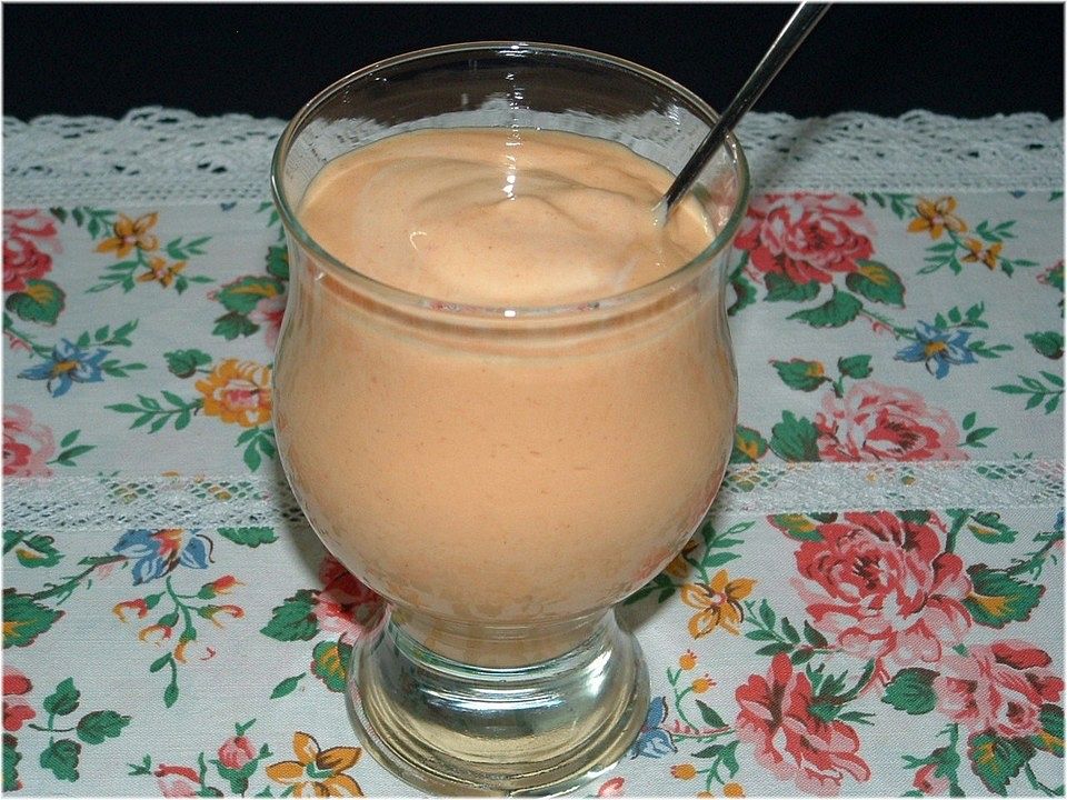 Kaki-Mango-Quarkcreme von patty89| Chefkoch