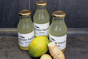 Zitronen-Ingwer-Sirup
