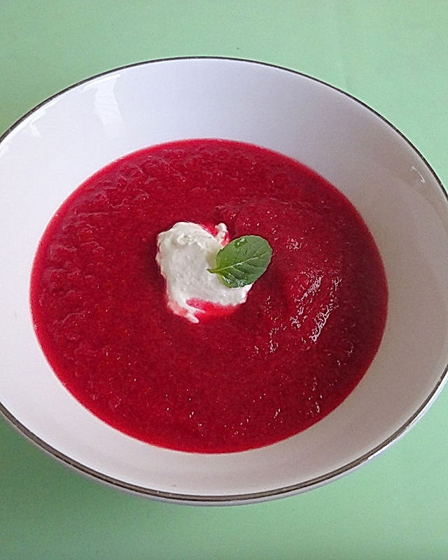 Rote Bete Ingwer Suppe