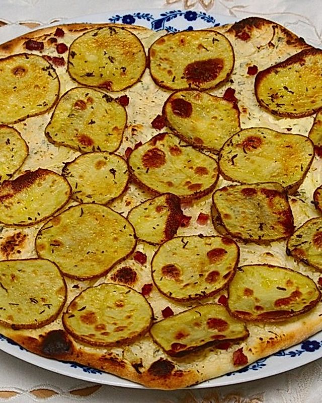 Kartoffelflammkuchen