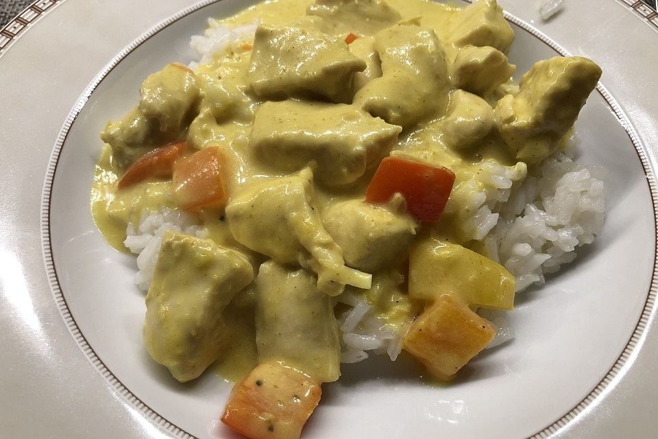 Curry-Hähnchen