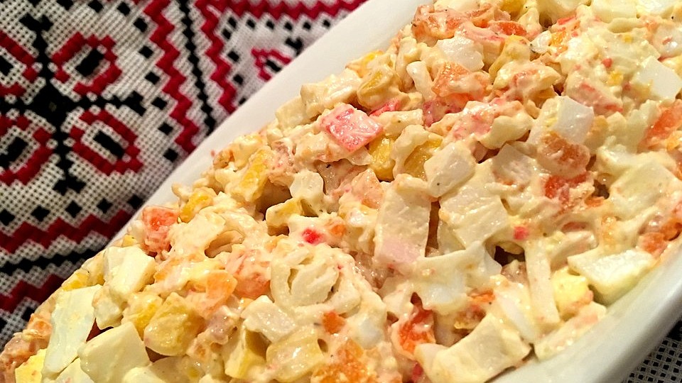 Surimi Salat Mit Karotten Und Mais Von Bentson Chefkoch 