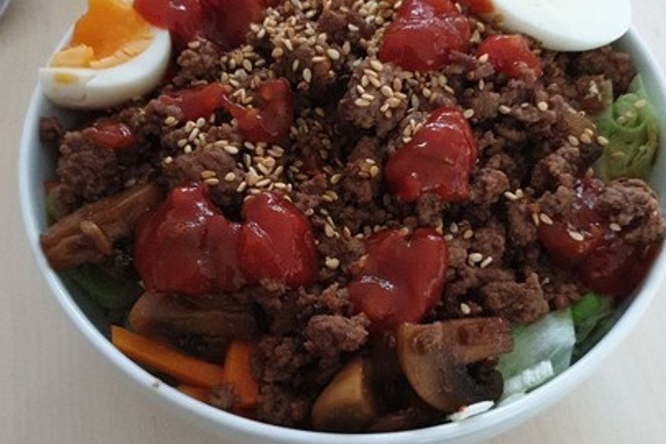 Beef-Bowl Teriyaki Style