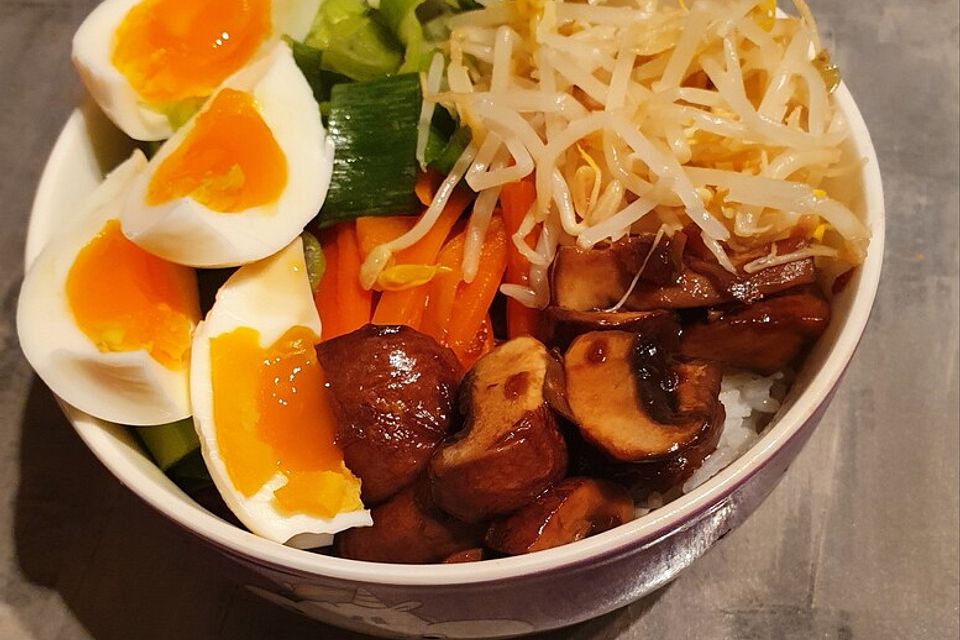 Beef-Bowl Teriyaki Style