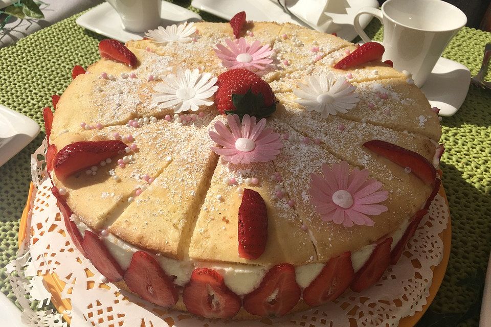 Meine Käse - Sahne - Torte