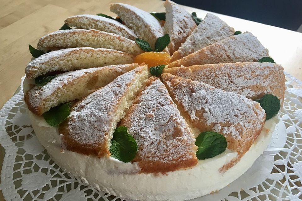 Meine Käse - Sahne - Torte