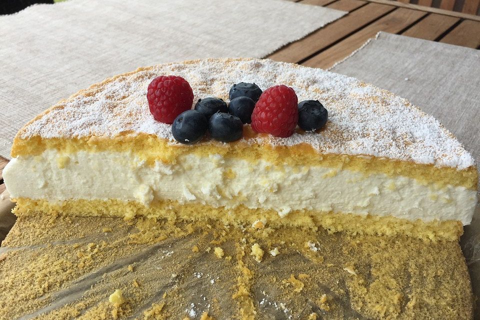 Meine Käse - Sahne - Torte