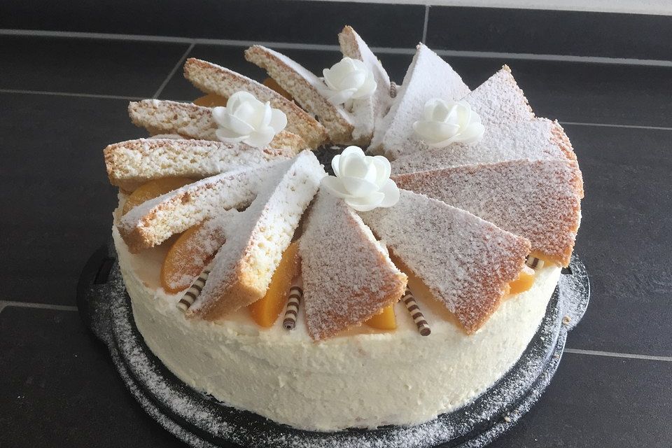 Meine Käse - Sahne - Torte