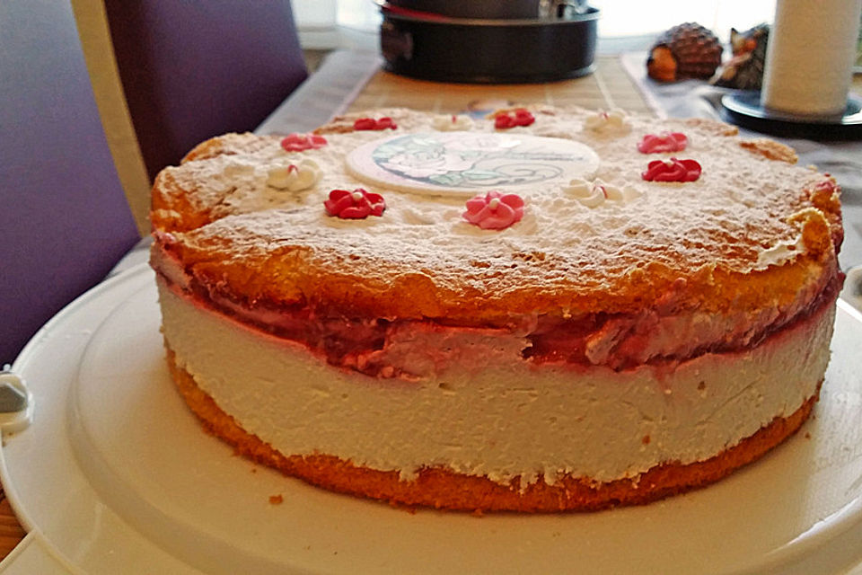 Meine Käse - Sahne - Torte