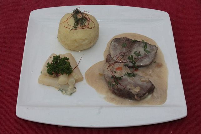 Rehnuss in weißer Sauce aus dem Slow Cooker von patty89| Chefkoch