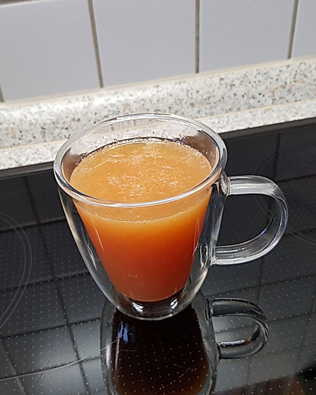 Ingwer-Shot mit Zitrone und Orange