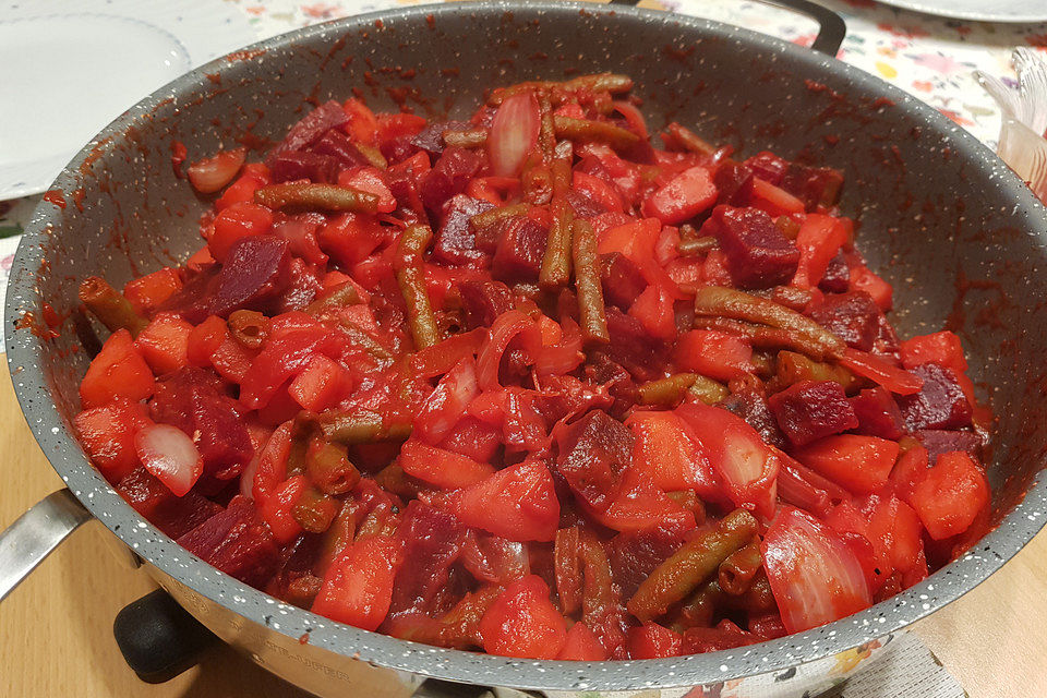 Kartoffel-Rote-Bete-Pfanne