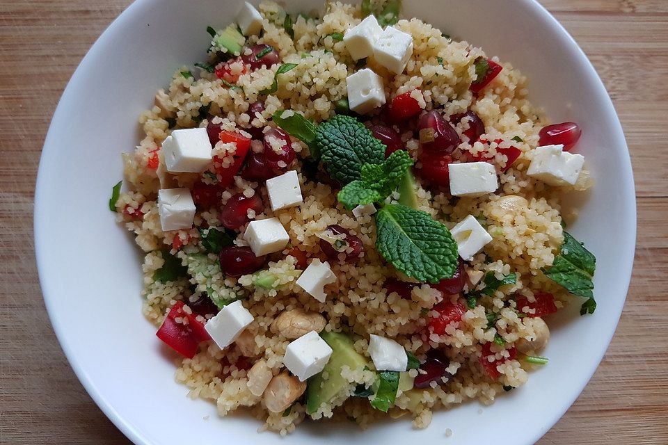 Granatapfel-Couscous-Salat