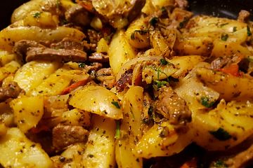 Einfache Steakpfanne Mit Kauterbutter Von Jujuchan Chefkoch 
