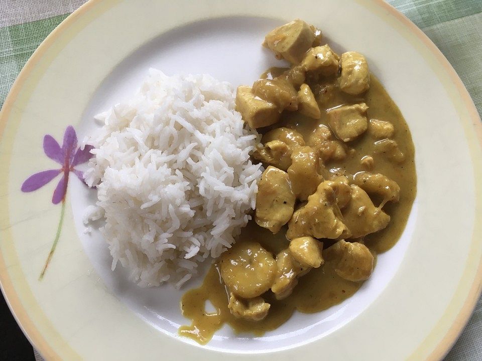 Geflügel-Bananen-Curry mit Reis von jasibi | Chefkoch