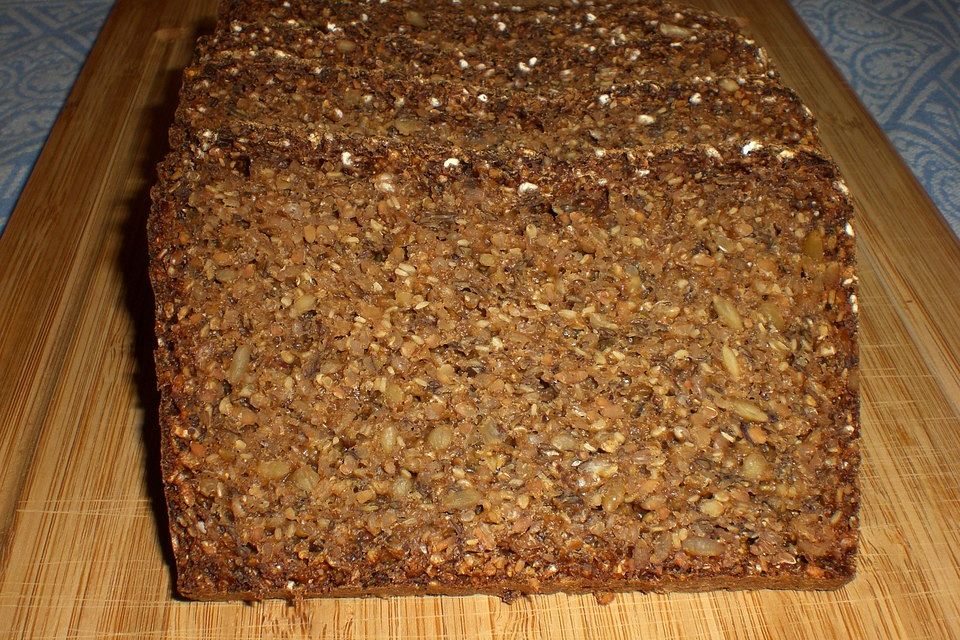 Vollkornbrot mit Buttermilch und Rübenkraut