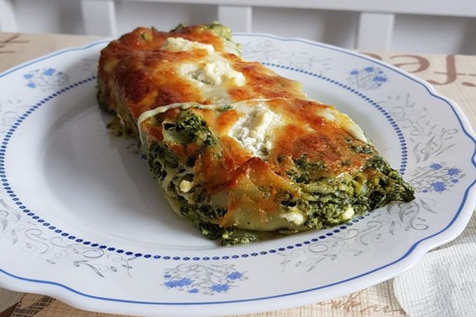 Spinat-Ricotta-Lasagne