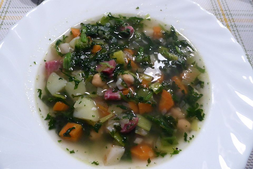 Schnelle Kichererbsensuppe