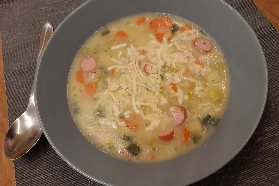 Französische Kartoffelsuppe