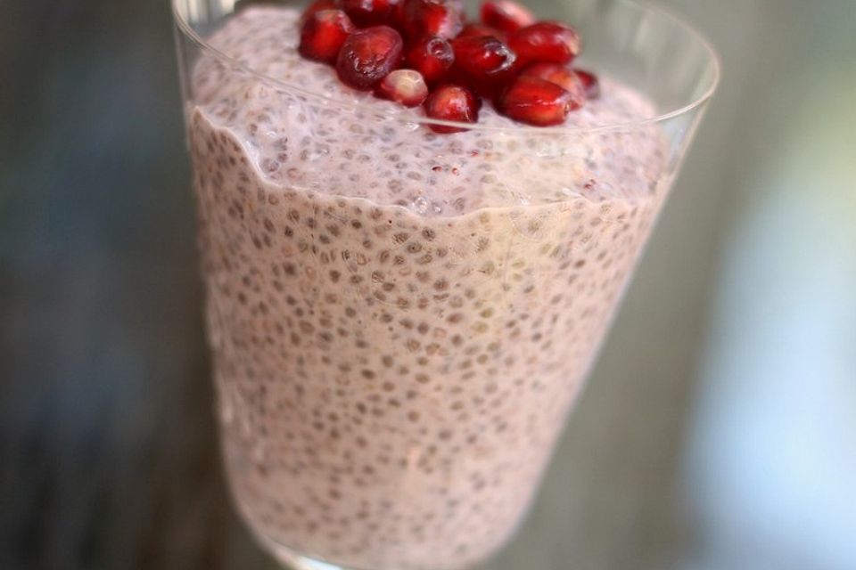 Chia Erdbeerpudding