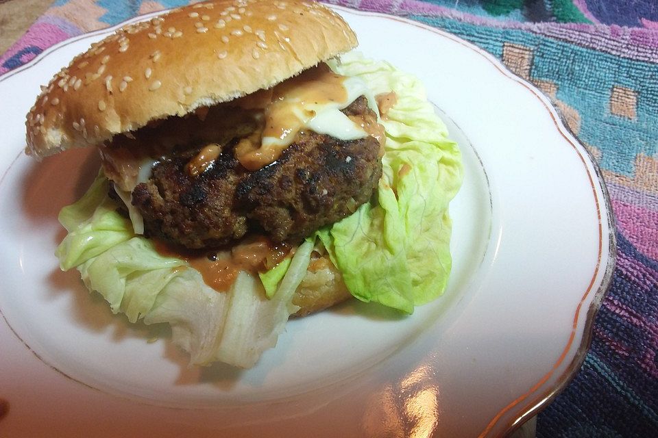 Knoblauch-Patties für Hamburger