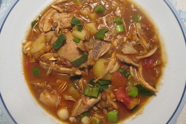 Linsen-Geflügel-Eintopf indische Art von Münsterarko| Chefkoch