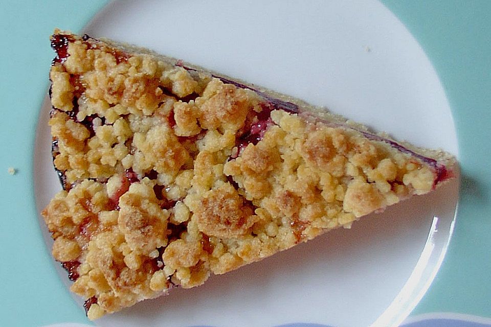 Pflaumenkuchen mit Streuseln