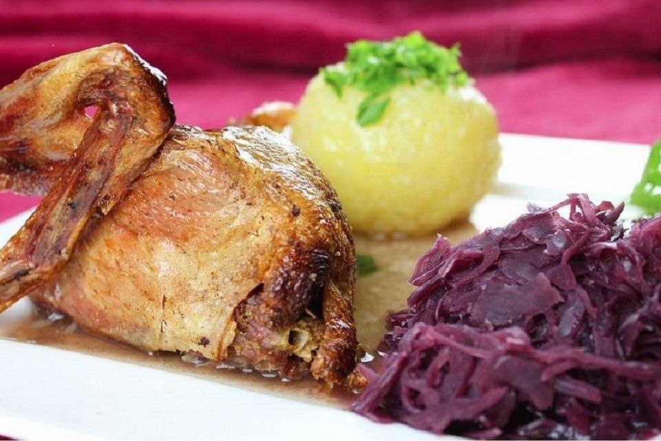 Die Rotwein-Ente: Das Bierhähnchen-Pendant